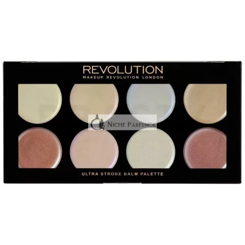 Makeup Revolution Ultra Strobe Balm Palette Cream Highlighter rozjasňovač 12 g