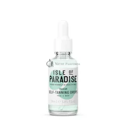   Isle of Paradise Samoopalovacie kvapky, 30ml Stredné - Prírodné a vegánske zložky