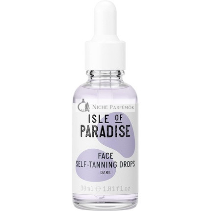 Isle of Paradise Samoopaľovacie Kvapky na Tvár Tmavé 30ml