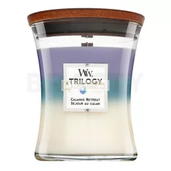   Woodwick Trilogy Calming Retreat vonná sviečka 275 g