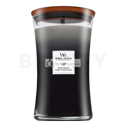 Woodwick Trilogy Warm Woods vonná sviečka 610 g