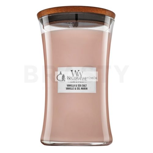 Woodwick Vanilla & Sea Salt vonná sviečka 610 g