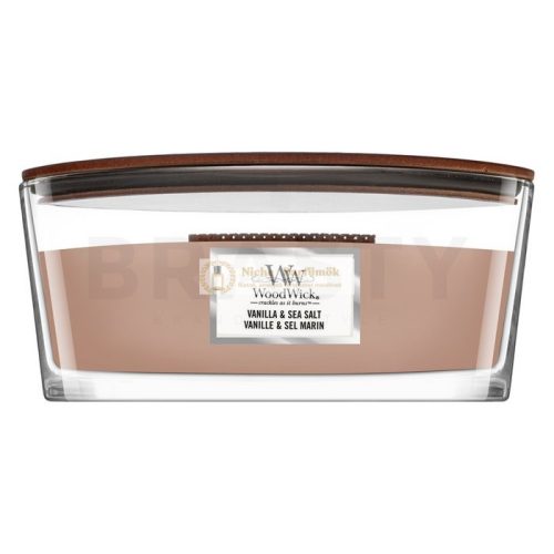 Woodwick Vanilla & Sea Salt vonná sviečka 453,6 g