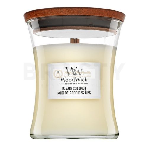 Woodwick Island Coconut vonná sviečka 275 g
