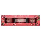 Yankee Candle Black Cherry votívna sviečka 3 x 37 g