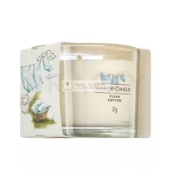 Yankee Candle Clean Cotton votívna sviečka 37 g