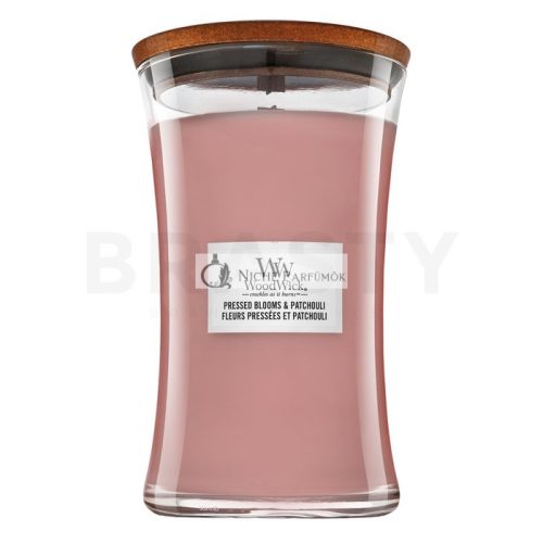 Woodwick Pressed Blooms & Patchouli vonná sviečka 610 g