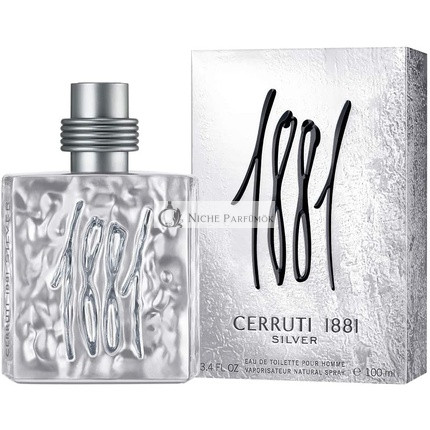 Cerruti 1881 Silver Eau De Toilette Sprej Pre Mužov 100ml