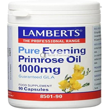 Lamberts Čistý večný prvosienkový olej, 1000mg, 90 kapsúl