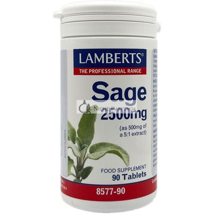 Lamberts Šalvia 2500mg 90 Kapsúl