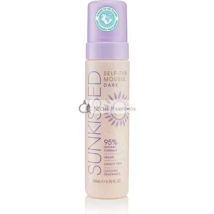 Sunkissed Samoopaľovacia Pena Tmavá, 200ml 95% Prírodná
