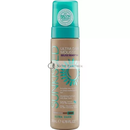 Sunkissed Samoopalovací Mousse Ultra Dark, 200ml, 95% Prírodné