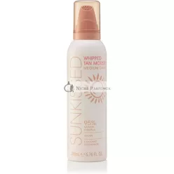 Sunkissed Šľahané Opálenie Mousse Stredne Tmavé, 200ml