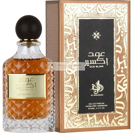 Al Wataniah Oud Elixir Luxus Unisex Parfum Eau De Parfum, 100ml