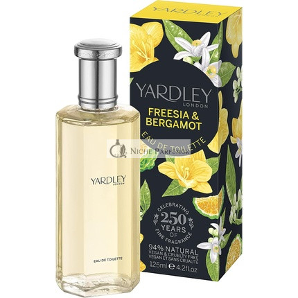 Yardley London Freesia a Bergamot Eau de Toilette, 125ml