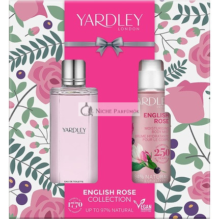 Yardley London English Rose Edt & Mist Set Darčeková Sada - Pre Ženy