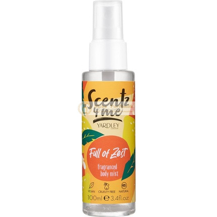 Yardley Scentz 4 Me Full Of Zest Telový sprej 100ml
