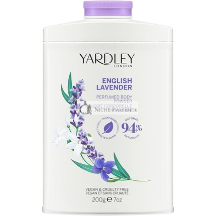 Yardley London Anglická Levanduľa Parfumovaný Telový Púder 200g