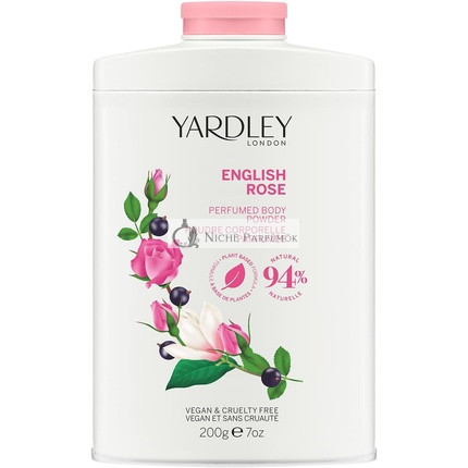 Yardley London Anglická Ruža Parfumovaný Telový Púder 200g