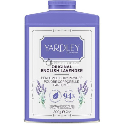 Yardley London Originálny Anglický Levanduľový Parfumovaný Púder