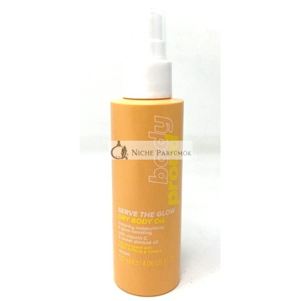 Body Proud Serve The Glow Suchý Telový Olej, Sparkling Citrus & Tonka, 120 ml