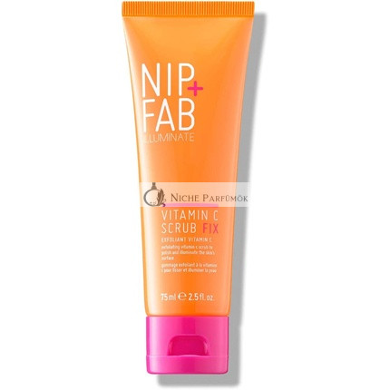 Nip + Fab Vitamin C Fix Scrub na tvár s kokosovým olejom a kávovými zrnami, 75ml