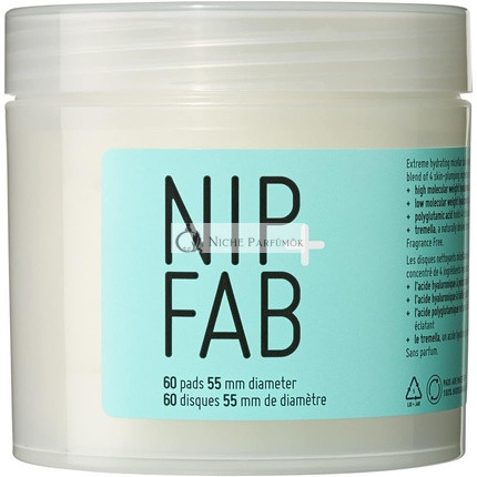 Nip + Fab Hyaluronic Acid Fix Extreme 4 Micelárne Čistiace Podložky na Tvár
