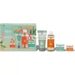   REN Clean Skincare Oslávte svoju pleť Set, Limitovaná edícia, Vianoce, 170ml - Hodnota £56