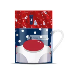 Darčeková sada na telo v hrnčeku s kakaom a vanilkou 3 ks