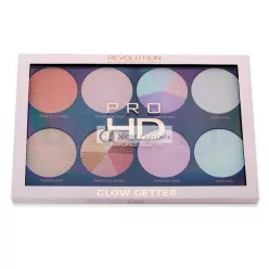   Makeup Revolution Pro HD Amplified Palette Glow Getter multifunkčná paleta 24 g