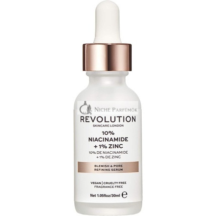 Revolution Skincare London 10% Niacinamide 1% Zinc Serum, 30 ml