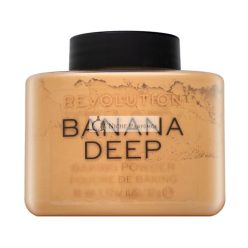   Makeup Revolution Baking Powder Banana Deep púder pre zjednotenú a rozjasnenú pleť 32 g