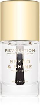 Makeup Revolution Speed & Shine Top Coat Lak na Nechty 10ml