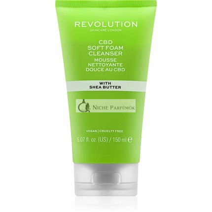 Revolution Skincare CBD Jemný čistiaci krém, 150 ml