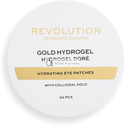 Revolution Skincare London Zlato Hydrogélové očné masky s kolloidným zlatom