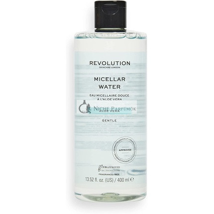 Revolution Skincare London Aloe Vera Jemná Micelárna Voda na Odstránenie Make-upu, 400ml