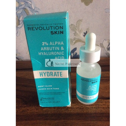 Revolution Skincare Hydratačný 2% Alfa Arbutin & Kyselina Hyalurónová Sérum 30ml