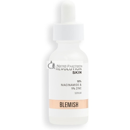 Revolution Skincare London 10% Niacinamid + 1% Zinok Sérum 30ml Priehľadné