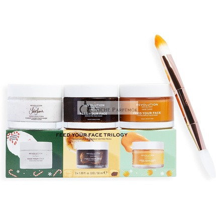 Revolution Skincare London Jake Jamie Vianočný Maskový Trio Set, 3 x 50ml