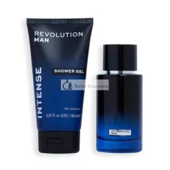   Revolution Man Intense Eau De Toilette & Sprchový gél Set, 100ml Intense Eau De Toilette & 150ml Intense Sprchový gél