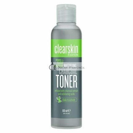AVON Clearskin Matný Toner na Tvár s Aktivovaným Uhlím, 100ml