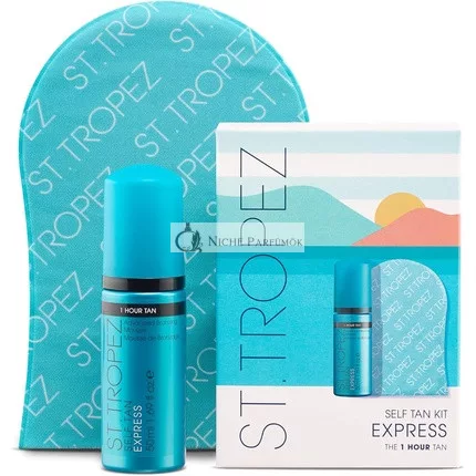 St.Tropez Samoopaľovací Express Starter Kit s Express Mousse 50ml a Aplikačná Rukavica
