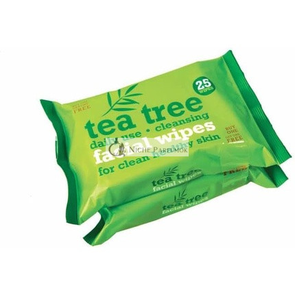 Tea Tree Denné Čistiace Pleťové Utierky 50 Utierok