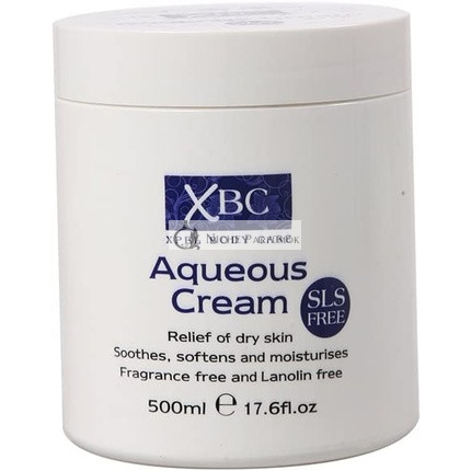 XBC SLS Bez SLS Aqueous Telový Krém na Suchú Pokožku, 500ml