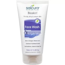   Salcura Bioskin Čistiaci Gél na Tvár Prírodné Čistenie pre Suchú, Svědivú, Citlivú Pleť, 150ml