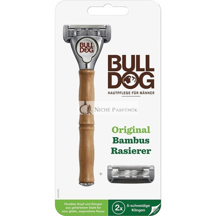Bulldog Originálny bambusový holiaci strojček s 2 čepeľami