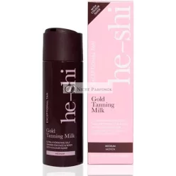   He-Shi Gold Tanning Milk, Ľahké umelé opálenie s glycerínom, 200ml