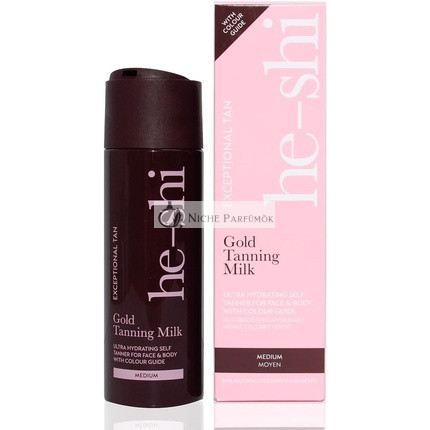 He-Shi Gold Tanning Milk, Ľahké umelé opálenie s glycerínom, 200ml