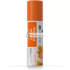  Dr Organic Manuka Balzam na pery Prírodný Vegetariánsky Bez krutosti Bez parabénov a SLS, 5.7ml