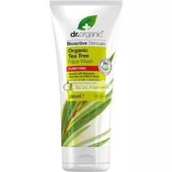   Dr Organic Tea Tree Čistiaca Tvárová Maska Prírodná Vegánska Bez Krvavých Zvierat Bez Parabénov a SLS 200ml